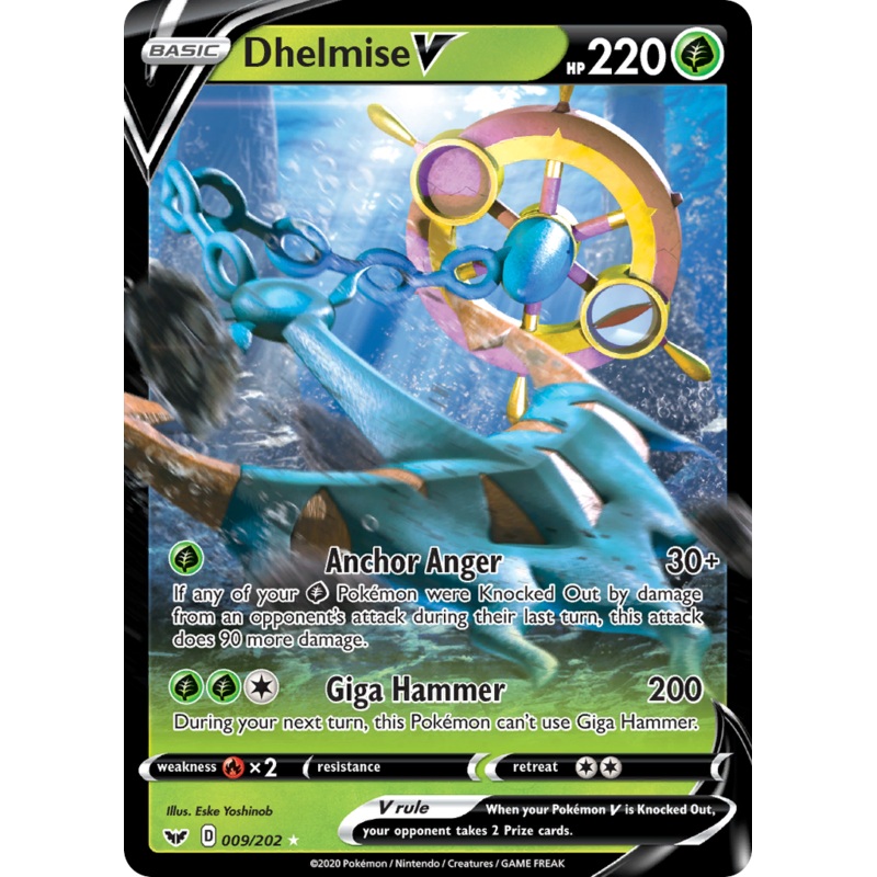 Dhelmise V (009/202) [Sword & Shield: Base Set]