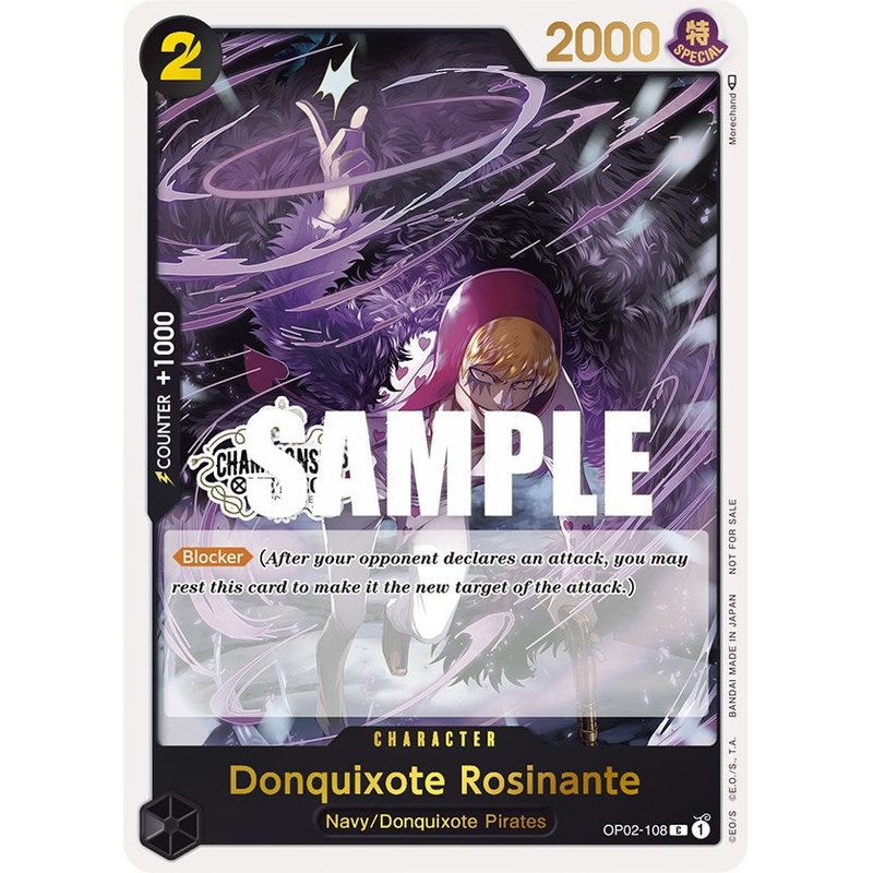 Donquixote Rosinante (Store Championship Participation Pack) [One Piece Promotion Cards]