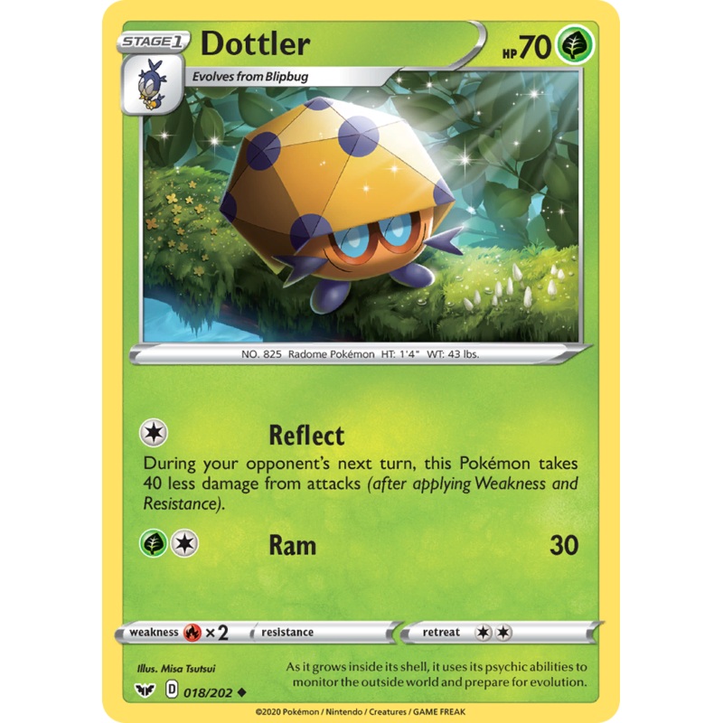 Dottler (018/202) [Sword & Shield: Base Set]