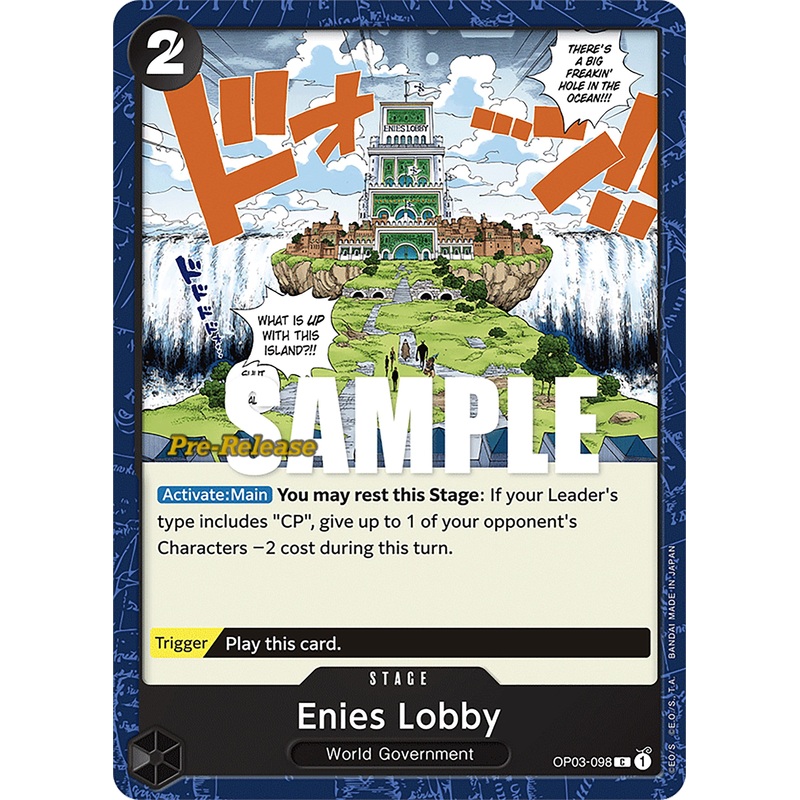 Enies Lobby [Pillars of Strength Pre-Release Cards]