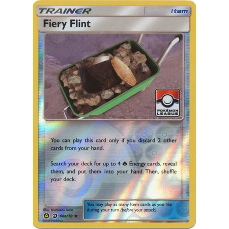 Fiery Flint (60a/70) (League Promo) [Sun & Moon: Dragon Majesty]