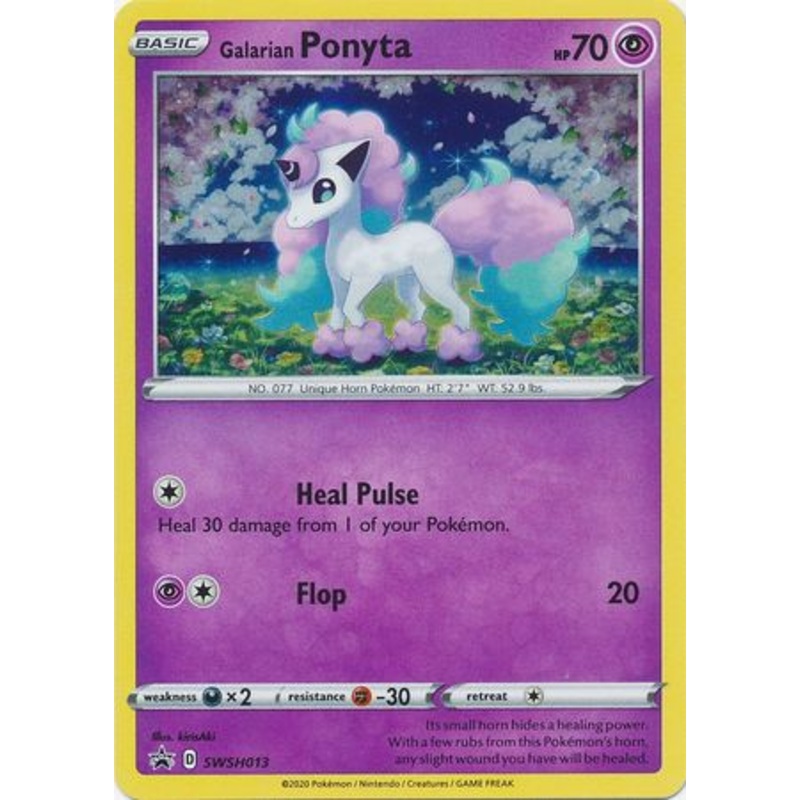 Galarian Ponyta (SWSH013) [Sword & Shield: Black Star Promos]