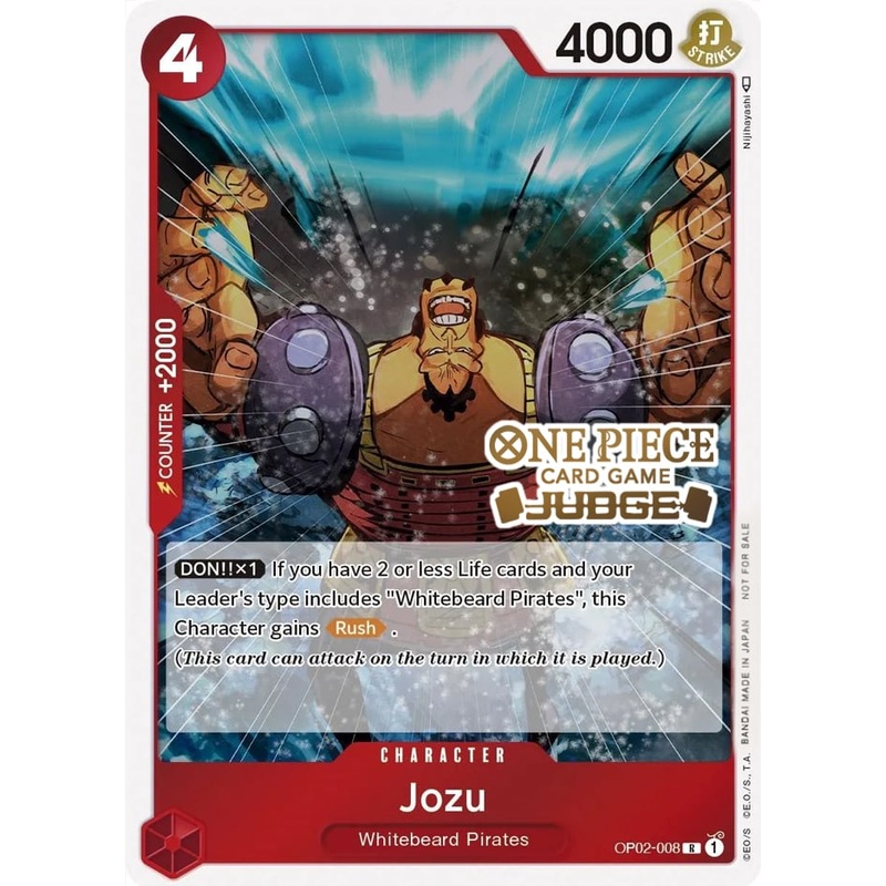 Jozu (Judge) [One Piece Promotion Cards]