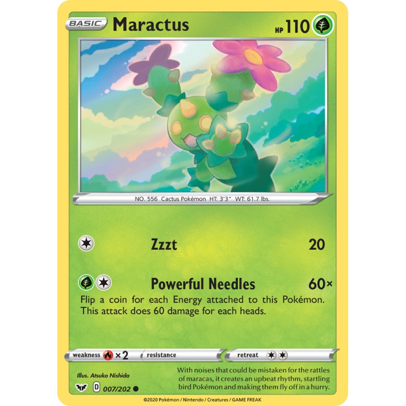 Maractus (007/202) [Sword & Shield: Base Set]