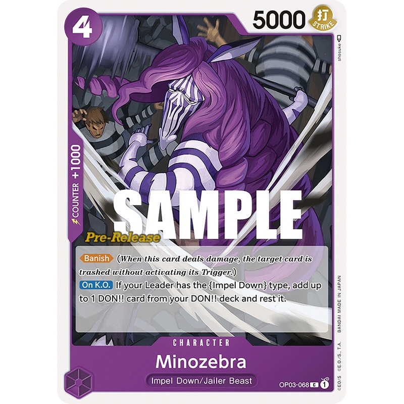 Minozebra [Pillars of Strength Pre-Release Cards]