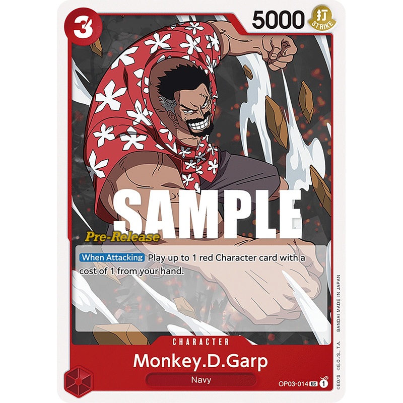Monkey.D.Garp [Pillars of Strength Pre-Release Cards]