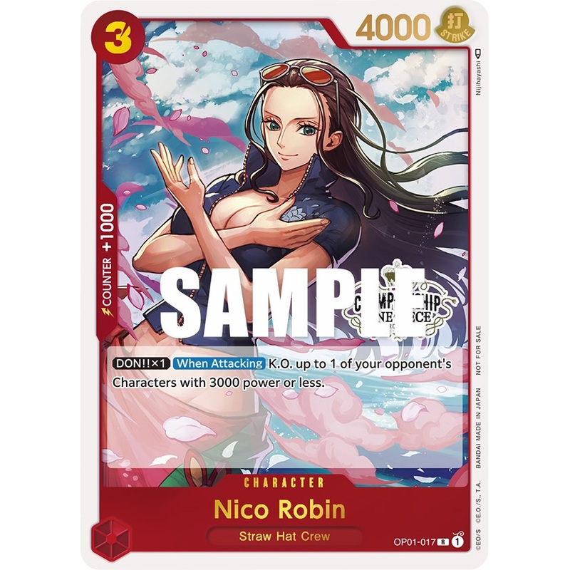 Nico Robin (Store Championship Participation Pack) [One Piece Promotion Cards]