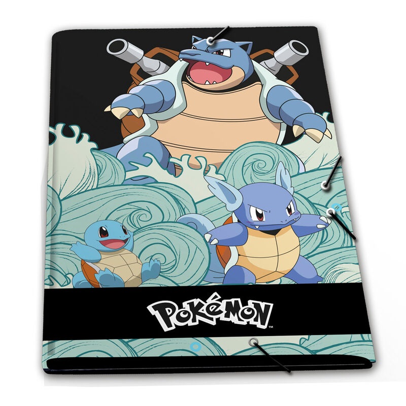 Pokemon A4 Document Folder: Squirtle Evolution Chain