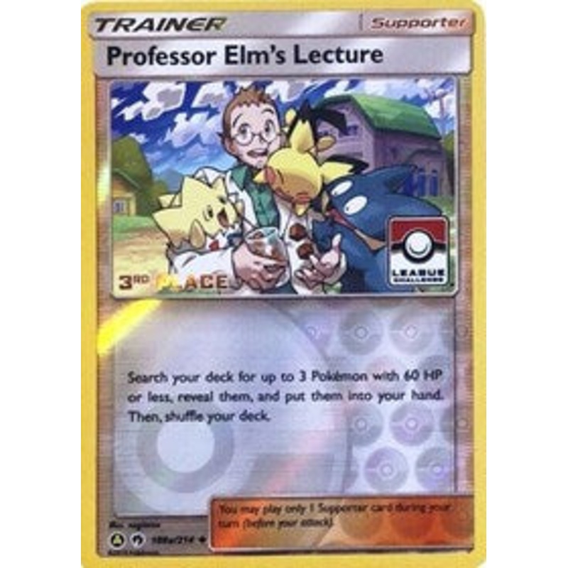 Professor Elms Lecture (188a/214) (League Promo 3rd Place) [Sun & Moon: Lost Thunder]