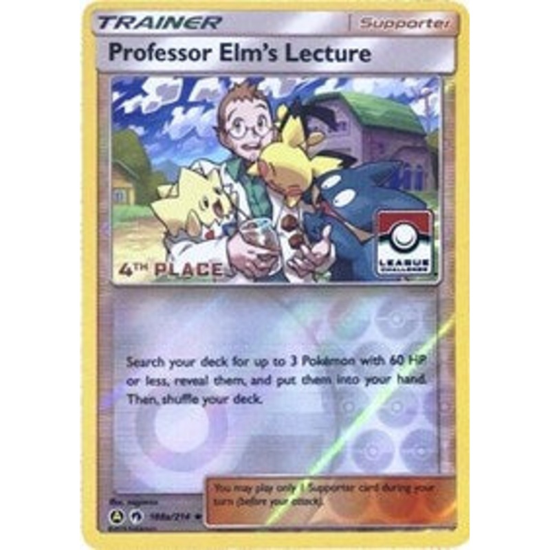 Professor Elms Lecture (188a/214) (League Promo 4th Place) [Sun & Moon: Lost Thunder]