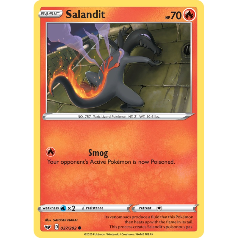 Salandit (027/202) [Sword & Shield: Base Set]