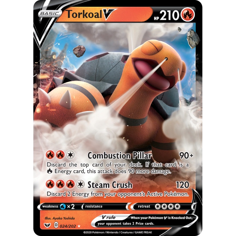 Torkoal V (024/202) [Sword & Shield: Base Set]
