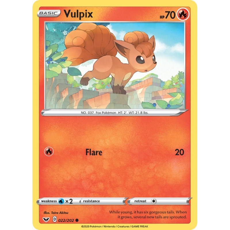 Vulpix (022/202) [Sword & Shield: Base Set]