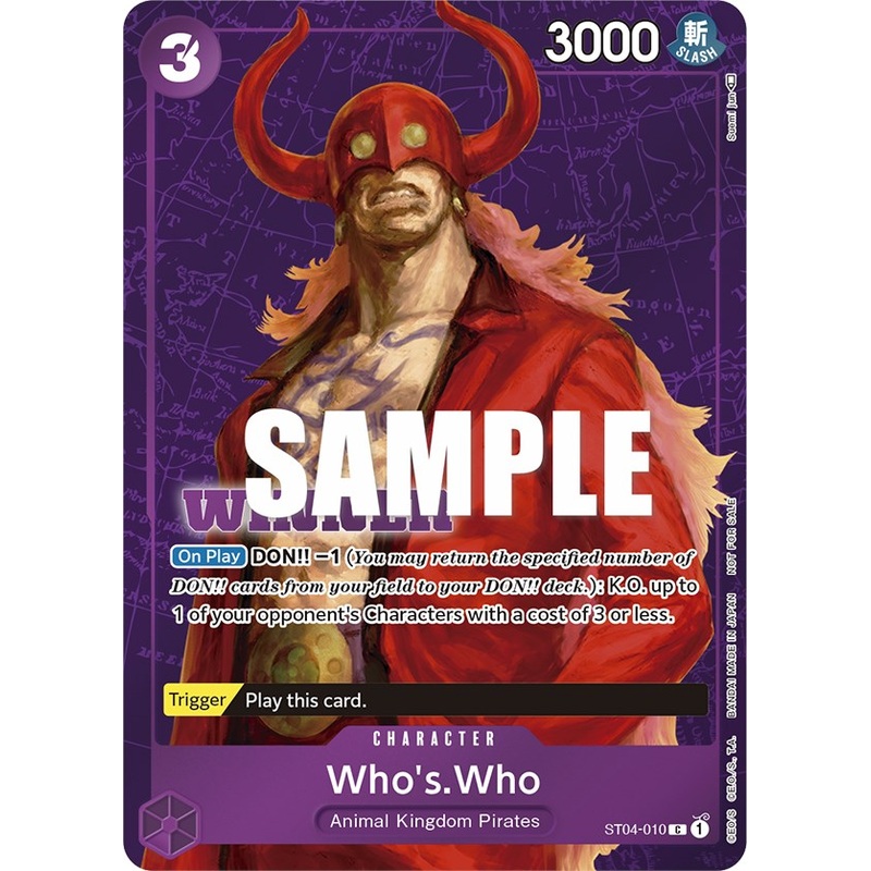 Who's.Who (Tournament Pack Vol. 3) [Winner] [One Piece Promotion Cards]
