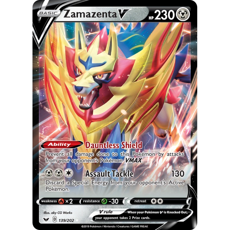 Zamazenta V (139/202) [Sword & Shield: Base Set]