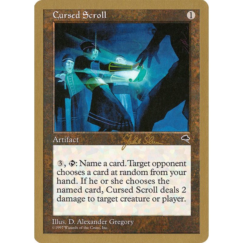 Cursed Scroll (Jakub Slemr) [World Championship Decks 1999]