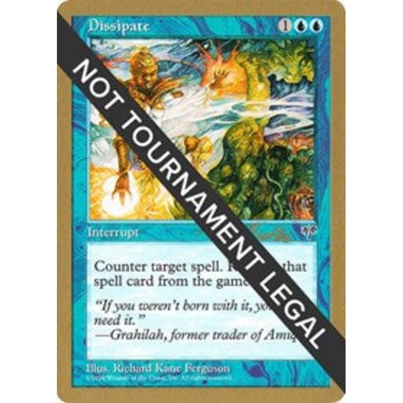 Dissipate - 1998 Randy Buehler (MIR) [World Championship Decks 1998]