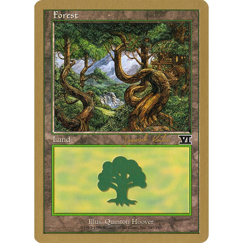 Forest (jk347) (Janosch Kuhn) [World Championship Decks 2000]