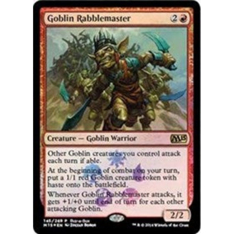 Goblin Rabblemaster [Magic 2015 Promos]