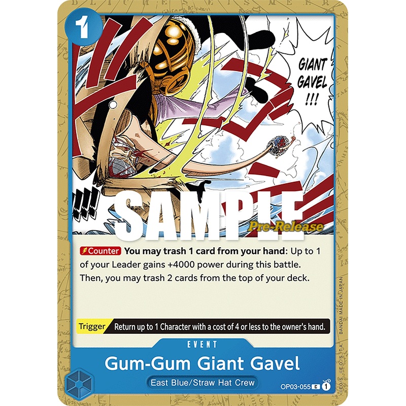 Gum-Gum Giant Gavel [Pillars of Strength Pre-Release Cards]