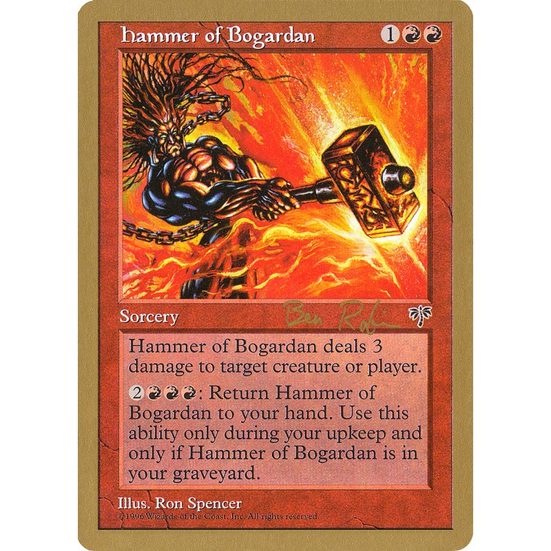 Hammer of Bogardan (Ben Rubin) [World Championship Decks 1998]