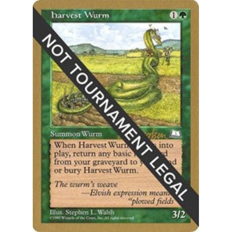 Harvest Wurm - 1997 Svend Geertsen (WTH) [World Championship Decks]