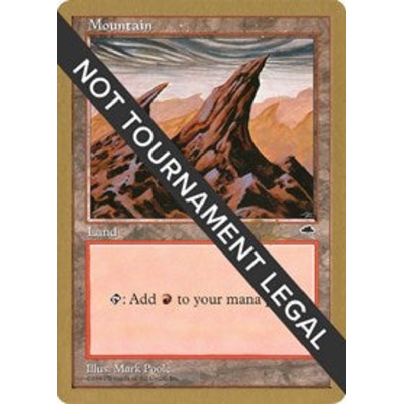 Mountain (Right) - 1998 Ben Rubin (TMP) [World Championship Decks]