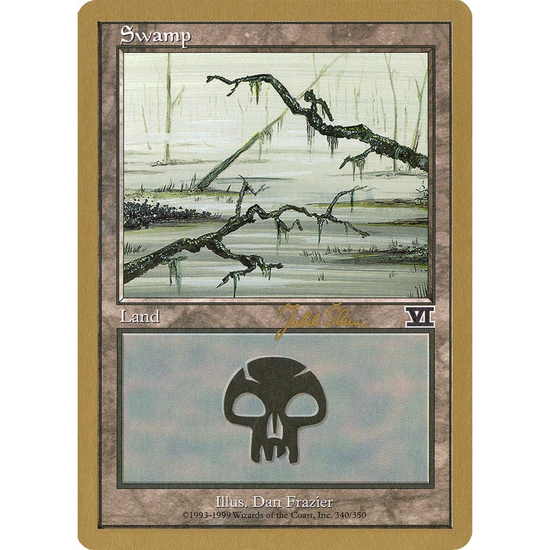 Swamp (js340b) (Jakub Slemr) [World Championship Decks 1999]