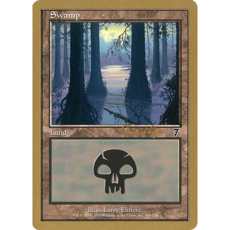 Swamp (tvdl348) (Tom van de Logt) [World Championship Decks 2001]