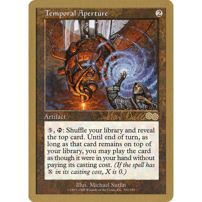Temporal Aperture (Kai Budde) [World Championship Decks 1999]
