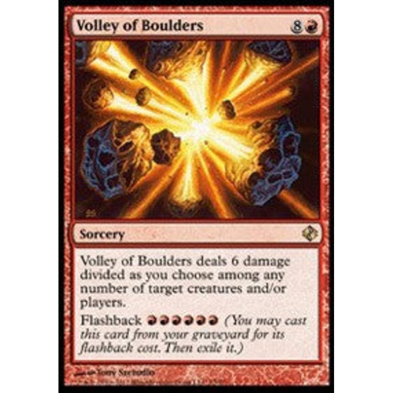 Volley of Boulders [Duel Decks: Venser vs. Koth]