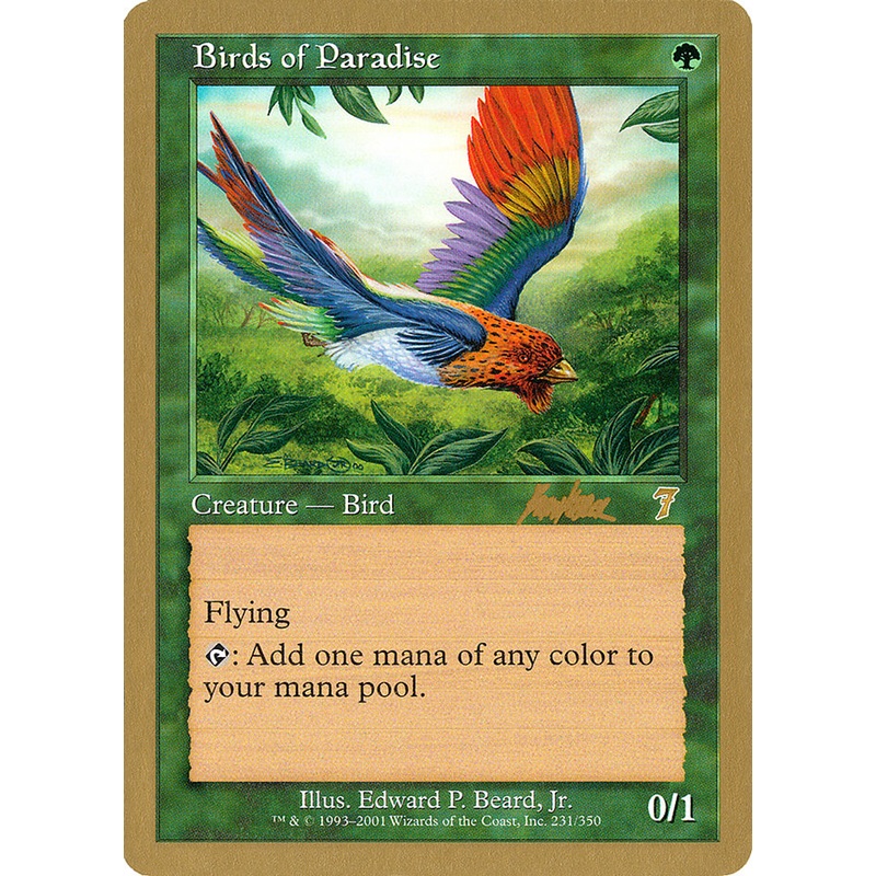 Birds of Paradise (Brian Kibler) [World Championship Decks 2002]
