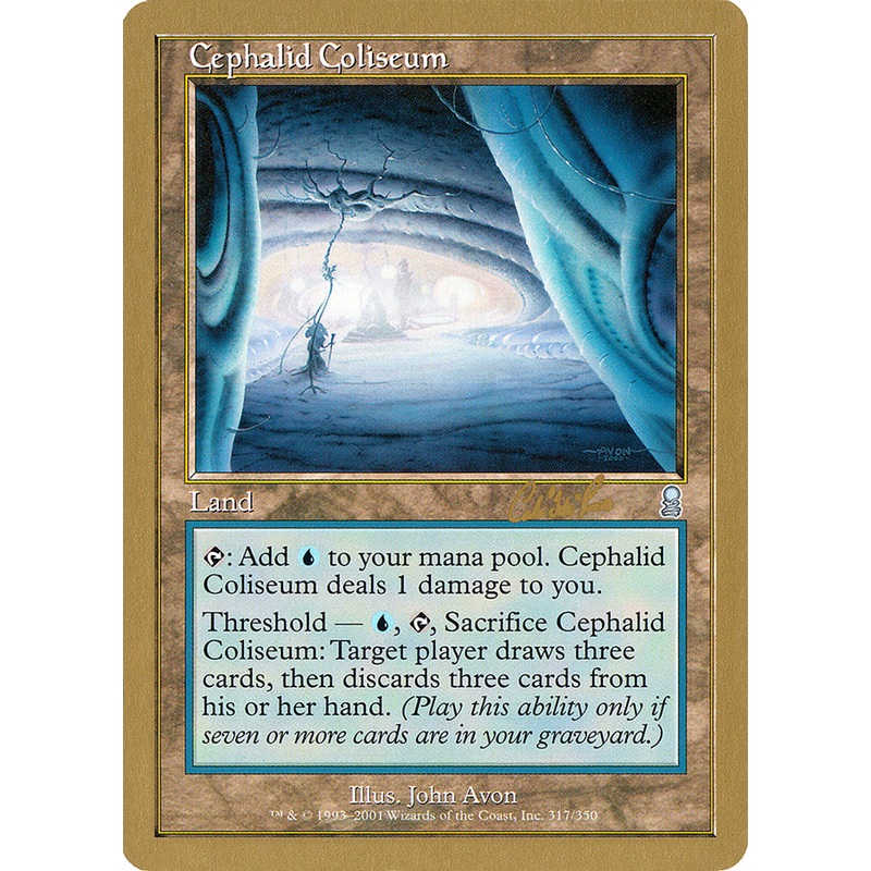 Cephalid Coliseum (Carlos Romao) [World Championship Decks 2002]