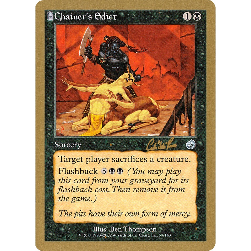 Chainer's Edict (Carlos Romao) [World Championship Decks 2002]