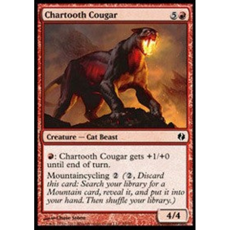 Chartooth Cougar [Duel Decks: Venser vs. Koth]
