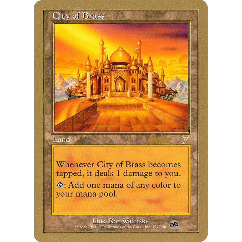 City of Brass (Brian Kibler) (SB) [World Championship Decks 2002]
