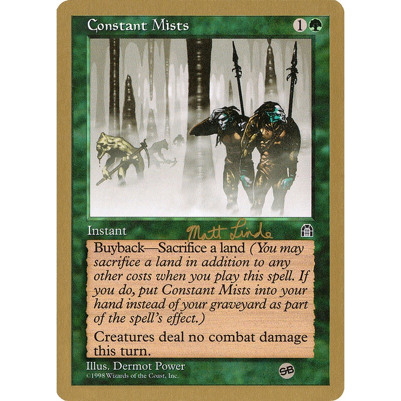 Constant Mists (Matt Linde) (SB) [World Championship Decks 1999]
