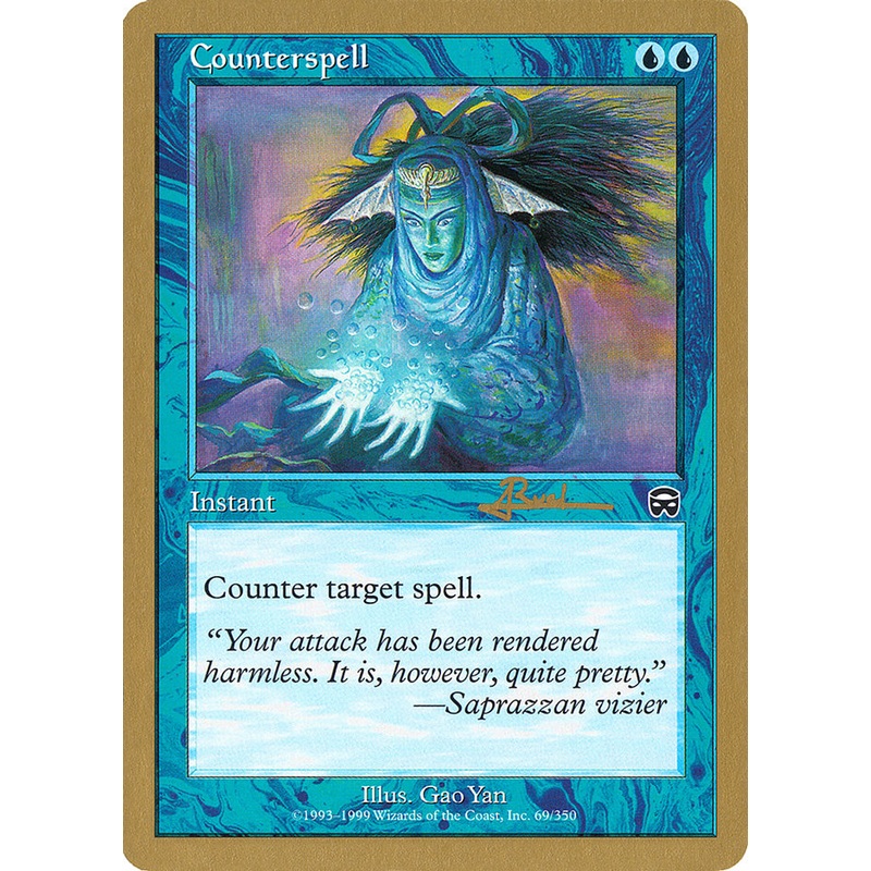Counterspell (Antoine Ruel) (MMQ) [World Championship Decks 2001]
