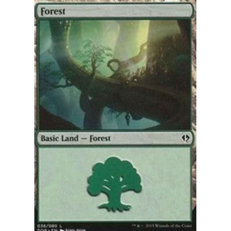 Forest (38) [Duel Decks: Zendikar vs. Eldrazi]