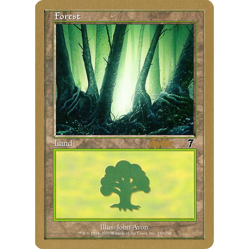 Forest (bk330) (Brian Kibler) [World Championship Decks 2002]