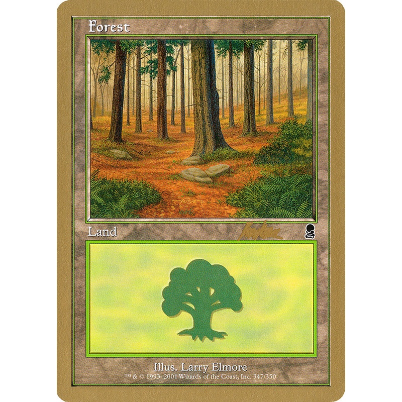 Forest (bk347) (Brian Kibler) [World Championship Decks 2002]