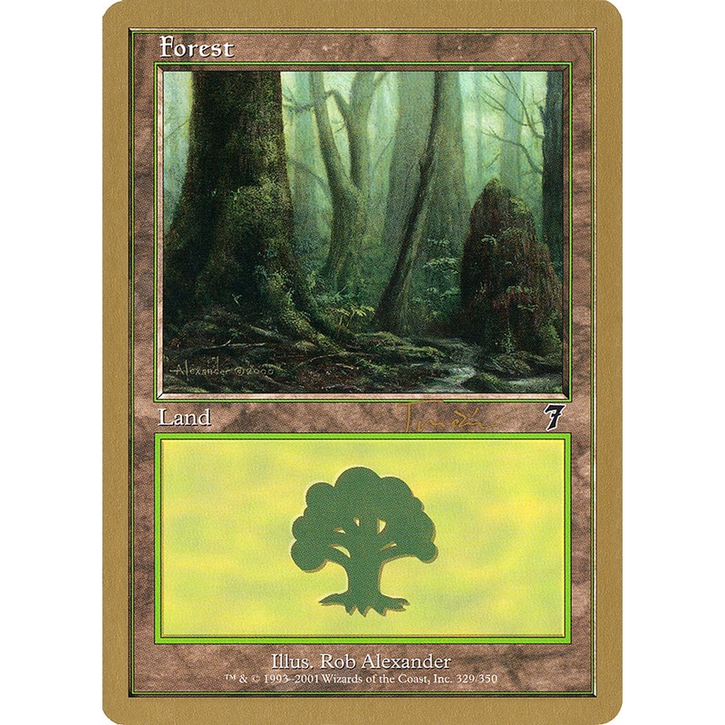 Forest (jt329) (Jan Tomcani) [World Championship Decks 2001]