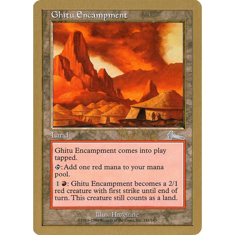 Ghitu Encampment (Mark Le Pine) [World Championship Decks 1999]