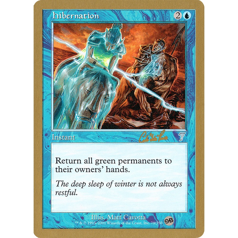Hibernation (Carlos Romao) (SB) [World Championship Decks 2002]