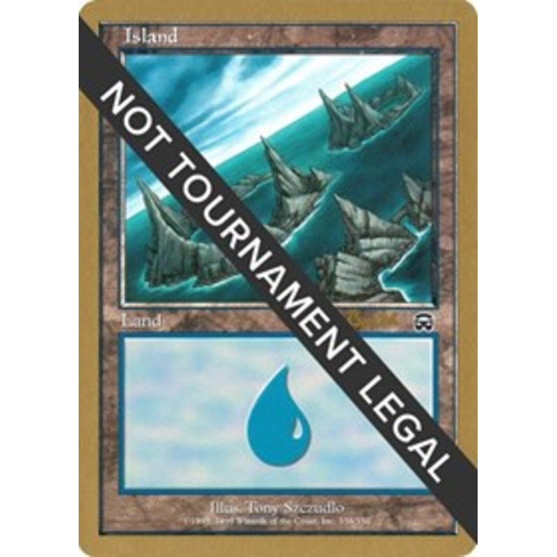 Island (338) - 2001 Alex Borteh (MMQ) [World Championship Decks 2001]