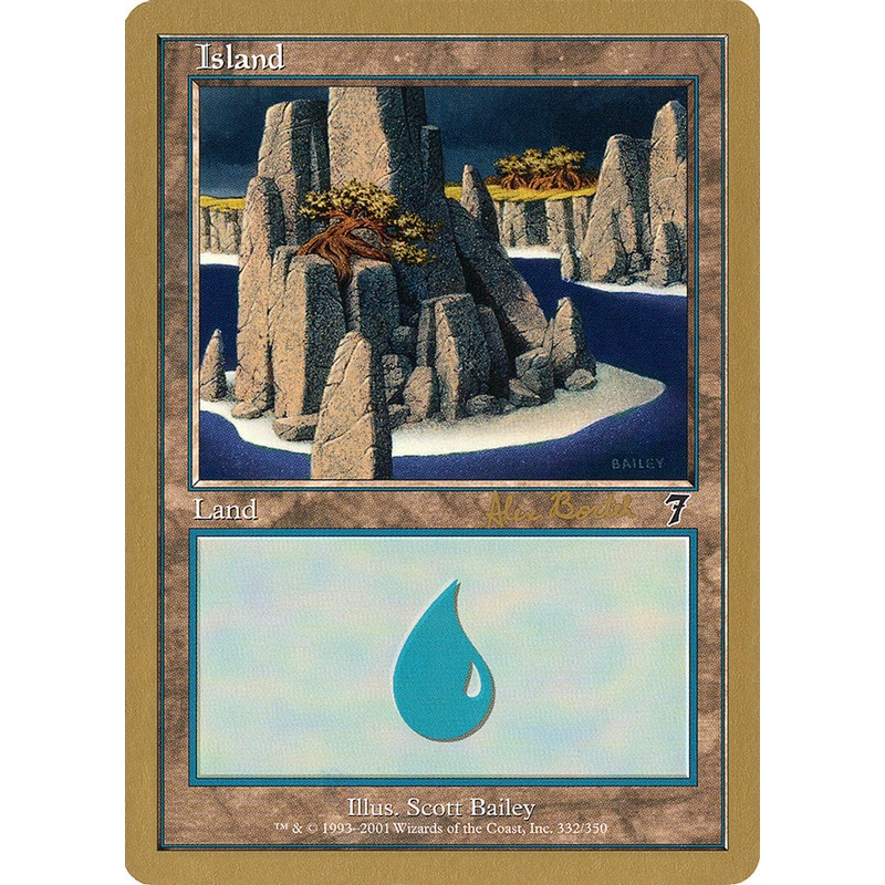 Island (ab332) (Alex Borteh) [World Championship Decks 2001]