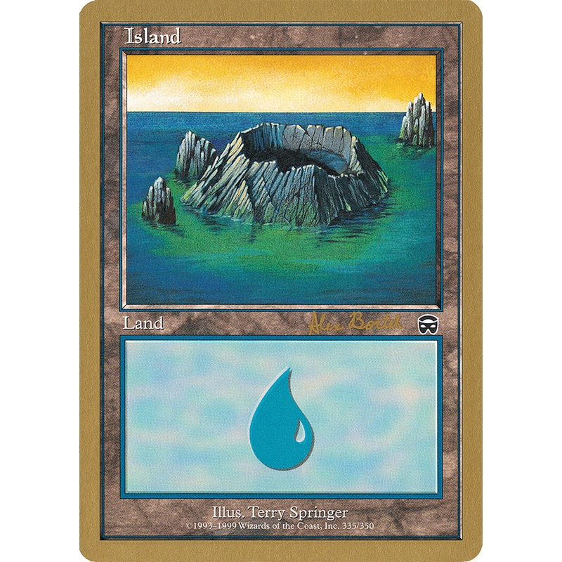 Island (ab335) (Alex Borteh) [World Championship Decks 2001]