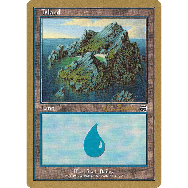 Island (ab336) (Alex Borteh) [World Championship Decks 2001]