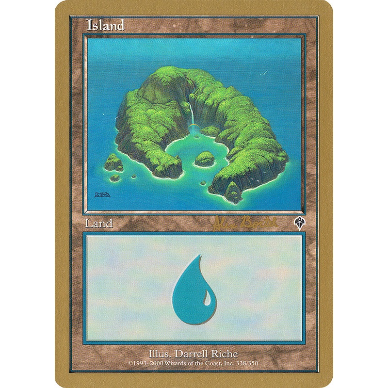 Island (ab338) (Alex Borteh) [World Championship Decks 2001]