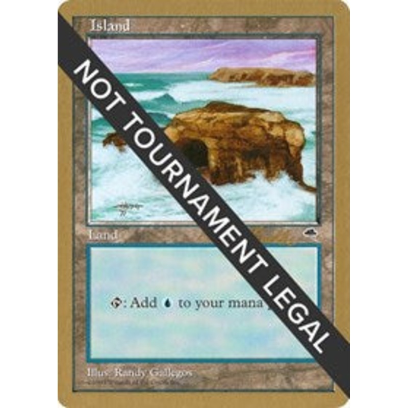Island (Crashing Waves) - 1998 Randy Buehler (TMP) [World Championship Decks 1998]